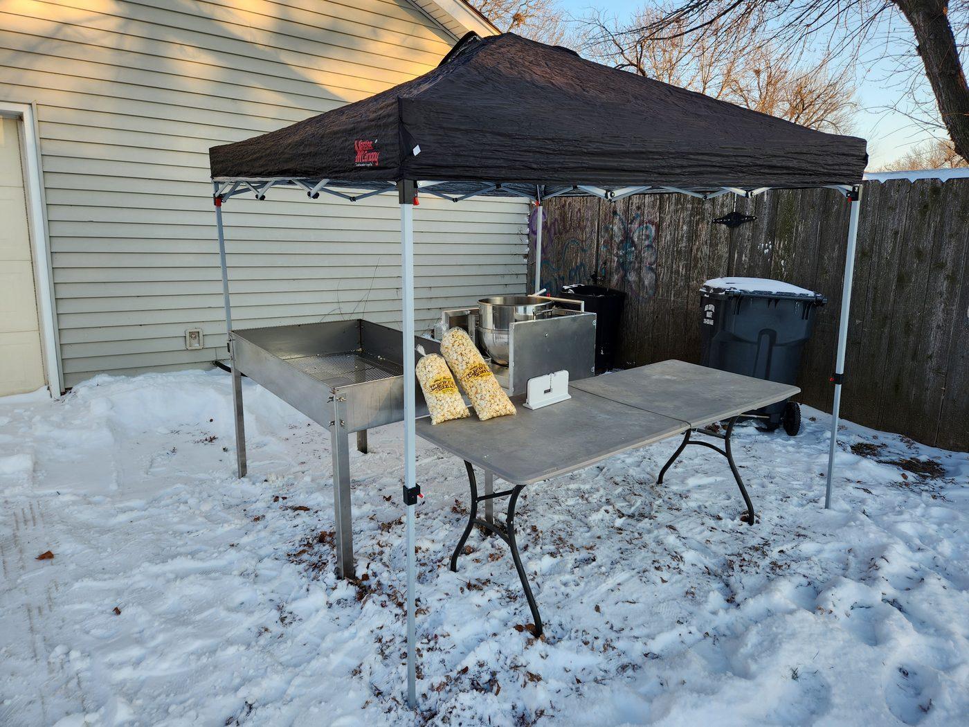 Tent setup